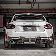 SQ Style Carbon Fiber Rear Spat - BMW G42 2 Series