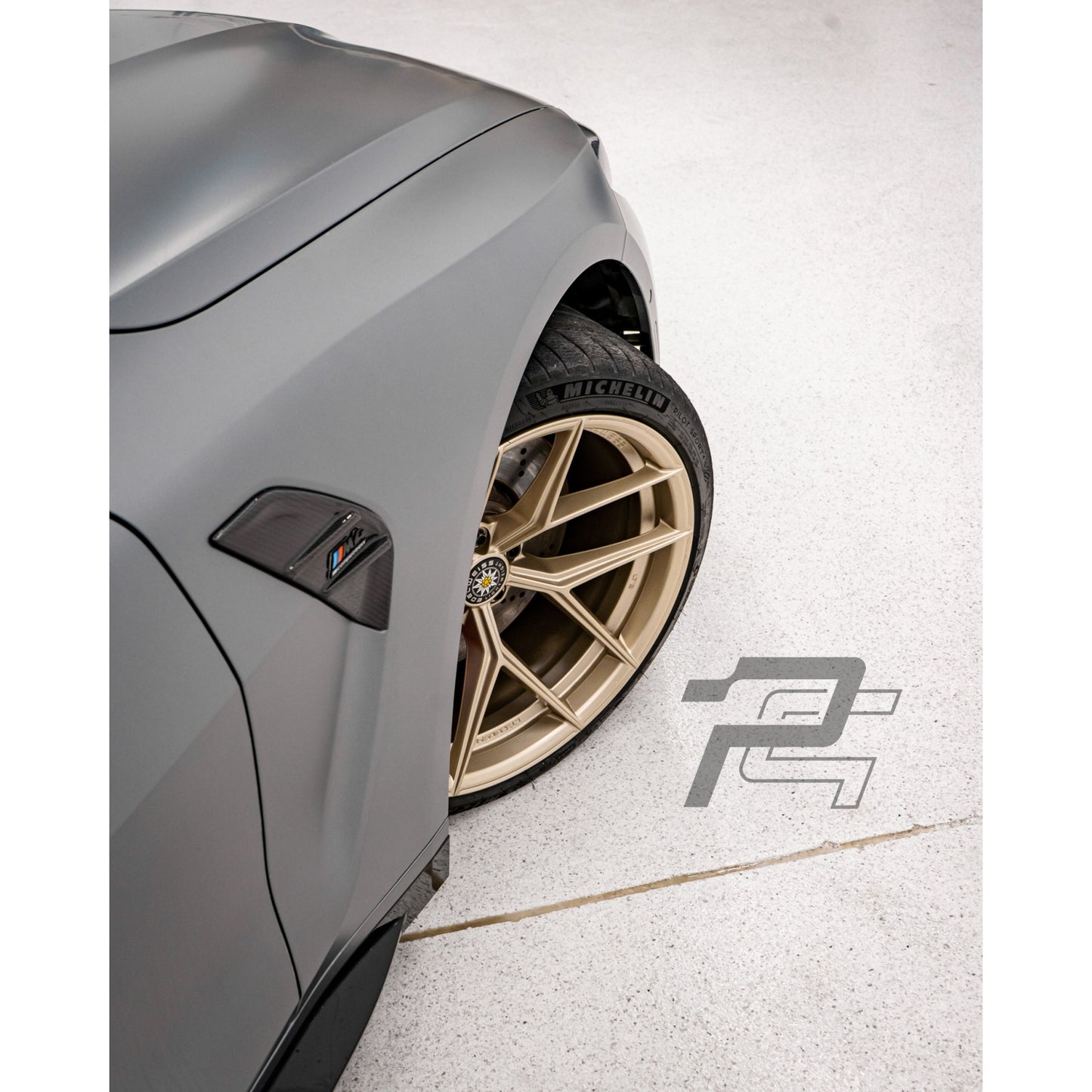MP Style Dry Carbon Fiber Side Fender Vent Replacement Trim - BMW M3 G80/G81 & M4 G82/G83