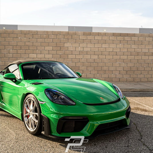 GT4RS Style Dry Carbon Fiber Front Fender - Porsche 718 & GT4/RS & Spyder/RS
