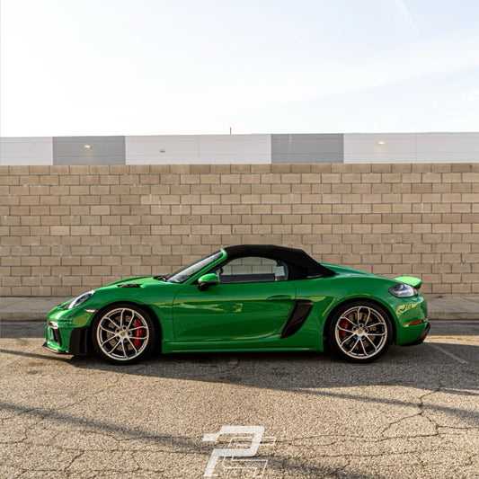 GT4RS Style Dry Carbon Fiber Side Air Intake Cover - Porsche 718 GT4/RS & Spyder/RS