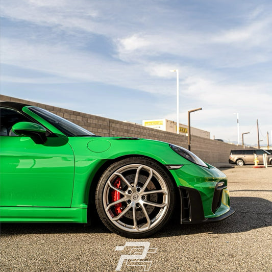 GT4RS Style Dry Carbon Fiber Front Fender - Porsche 718 & GT4/RS & Spyder/RS