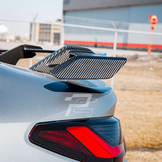 MP Style Dry Carbon Fiber Rear Spoiler High Wing - BMW M2 G87 & M3 G80 & M4 G82/G83