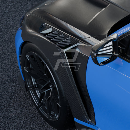SQ Style Carbon Fiber Side Fenders - BMW M3 G80/G81 & M4 G82/G83