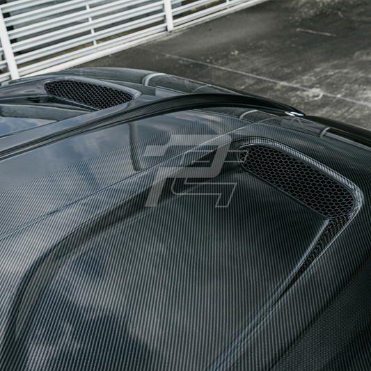 SQ Style Carbon Fiber Vented Front Hood - BMW M5 G90 G99 & 5 Series G60