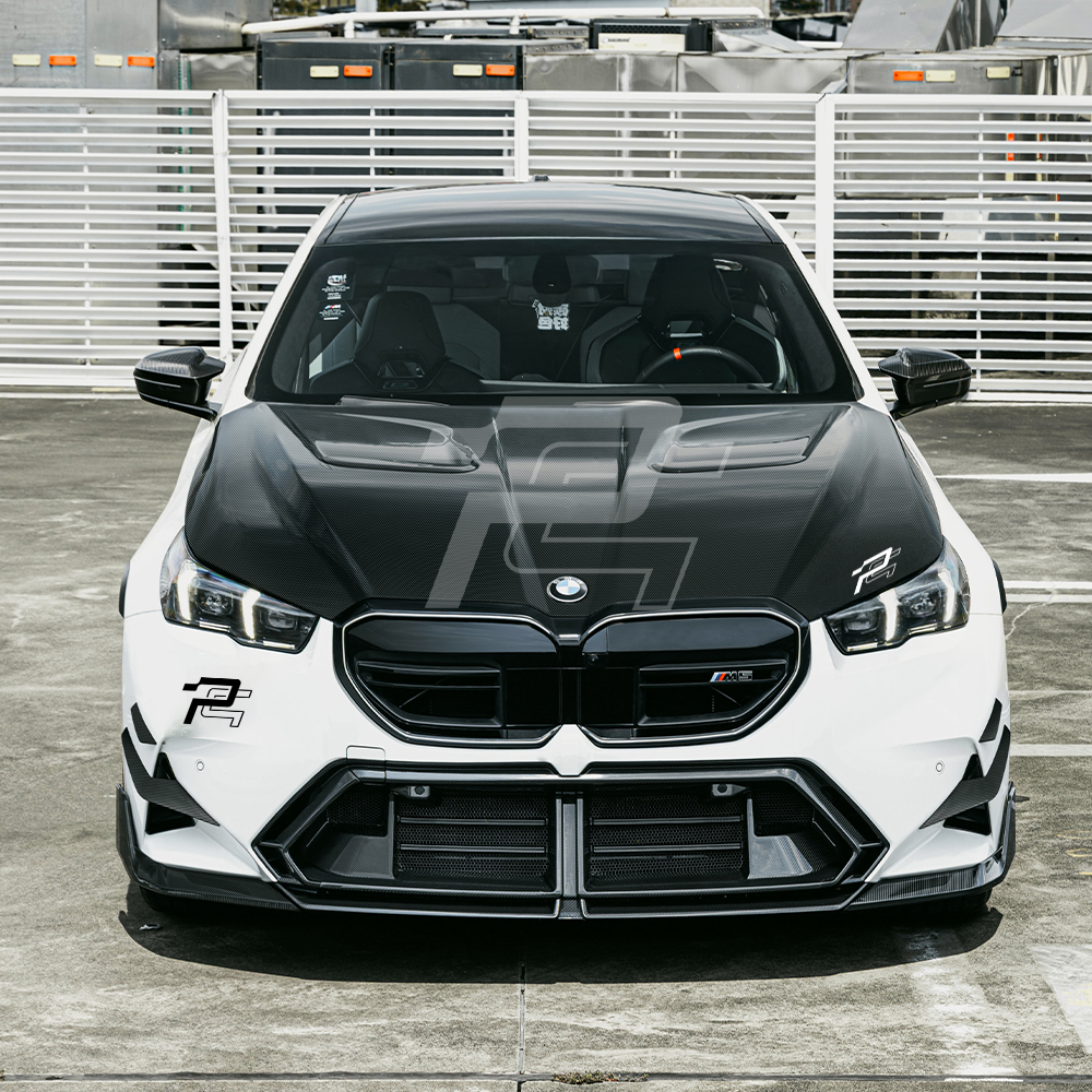 SQ Style Carbon Fiber Vented Front Hood - BMW M5 G90 G99 & 5 Series G60