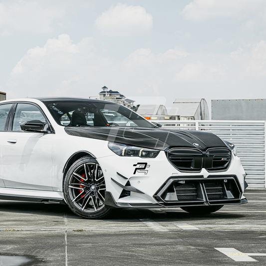 SQ Style Carbon Fiber Vented Front Hood - BMW M5 G90 G99 & 5 Series G60