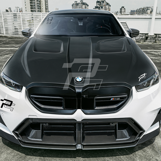 SQ Style Carbon Fiber Vented Front Hood - BMW M5 G90 G99 & 5 Series G60