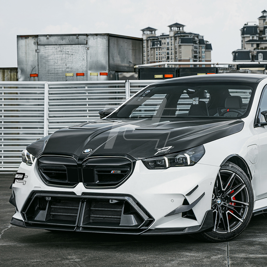 SQ Style Carbon Fiber Vented Front Hood - BMW M5 G90 G99 & 5 Series G60