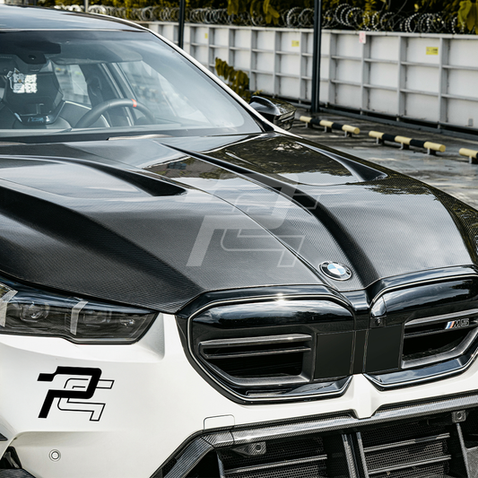 SQ Style Carbon Fiber Vented Front Hood - BMW M5 G90 G99 & 5 Series G60
