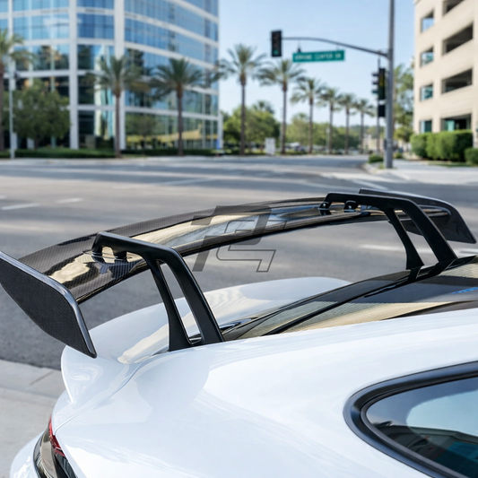 GT3 Style Dry Carbon Fiber Rear Spoiler Wing Kit - Porsche 911 992.1 Carrera/4/S/T/4S/Targa/GTS