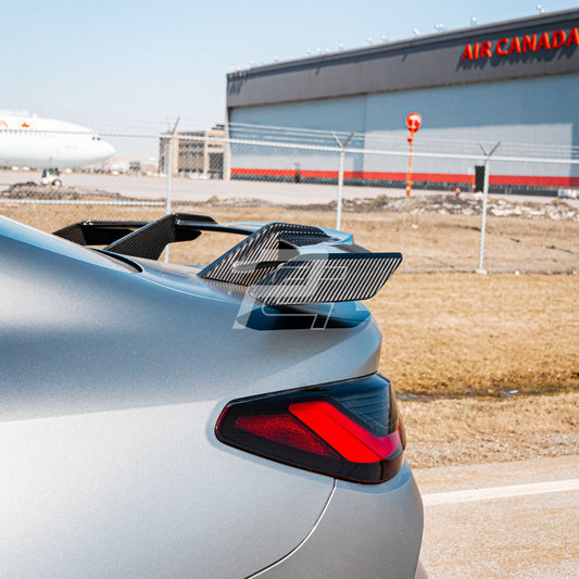 MP Style Dry Carbon Fiber Rear Spoiler High Wing - BMW M2 G87 & M3 G80 & M4 G82/G83