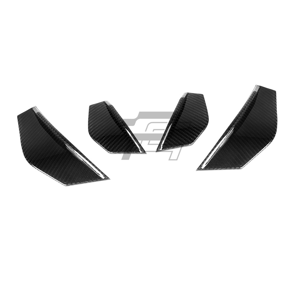 SQ Style Carbon Fiber Front Canards - BMW M2 F87