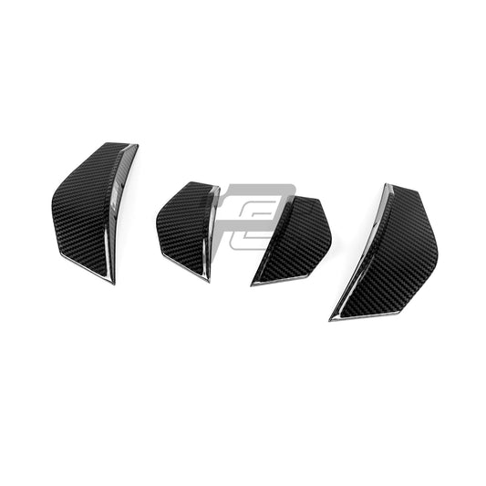 SQ Style Carbon Fiber Front Canards - BMW M2 F87