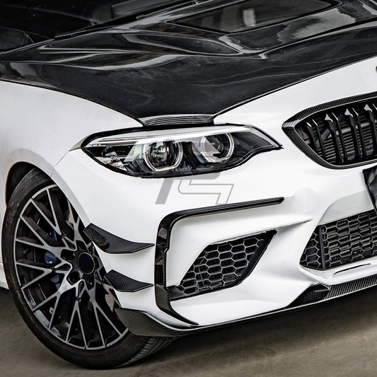 SQ Style Carbon Fiber Front Vent Trim - BMW M2 F87 Competition