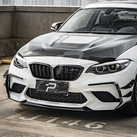SQ Style Carbon Fiber Front Vent Trim - BMW M2 F87 Competition