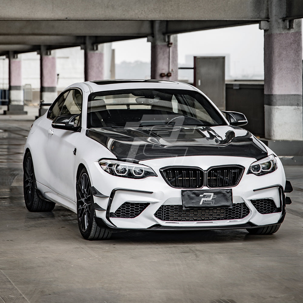 SQ Style Carbon Fiber Front Vent Trim - BMW M2 F87 Competition