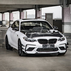 SQ Style Carbon Fiber Front Vent Trim - BMW M2 F87 Competition