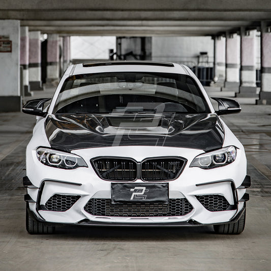 SQ Style Carbon Fiber Front Vent Trim - BMW M2 F87 Competition