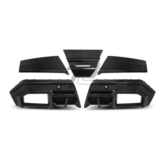 SQ Style Carbon Fiber Rear Diffuser V2 - BMW M5 G90 G99