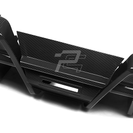SQ Style Carbon Fiber Rear Diffuser V2 - BMW M5 G90 G99