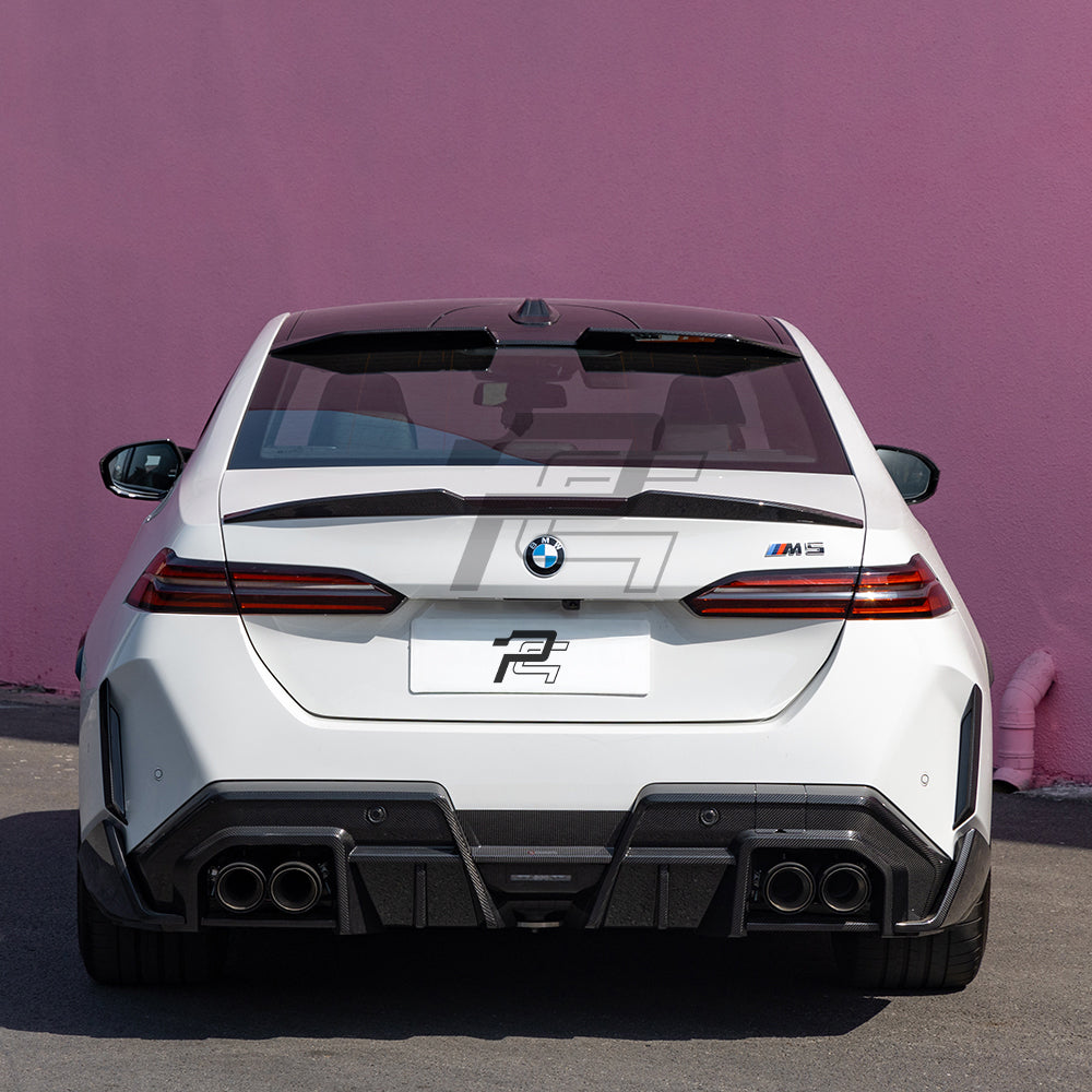 SQ Style Carbon Fiber Rear Diffuser V2 - BMW M5 G90 G99