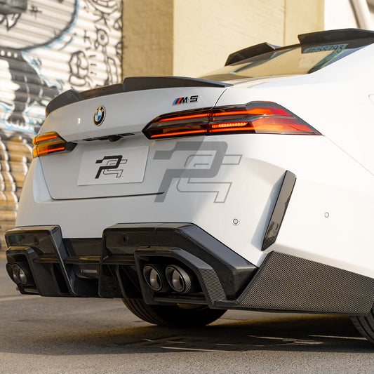 SQ Style Carbon Fiber Rear Diffuser V2 - BMW M5 G90 G99