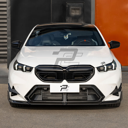 SQ Style Carbon Fiber Front Lip V2 - BMW M5 G90 G99