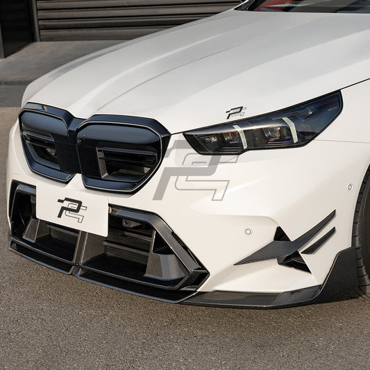 SQ Style Carbon Fiber Front Lip V2 - BMW M5 G90 G99
