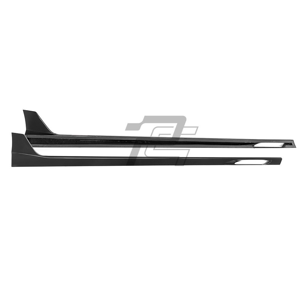 SQ Style Carbon Fiber Side Skirt V2 - BMW M5 G90 G99
