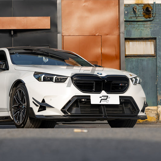 SQ Style Carbon Fiber Front Bumper Center Trim - BMW M5 G90 G99