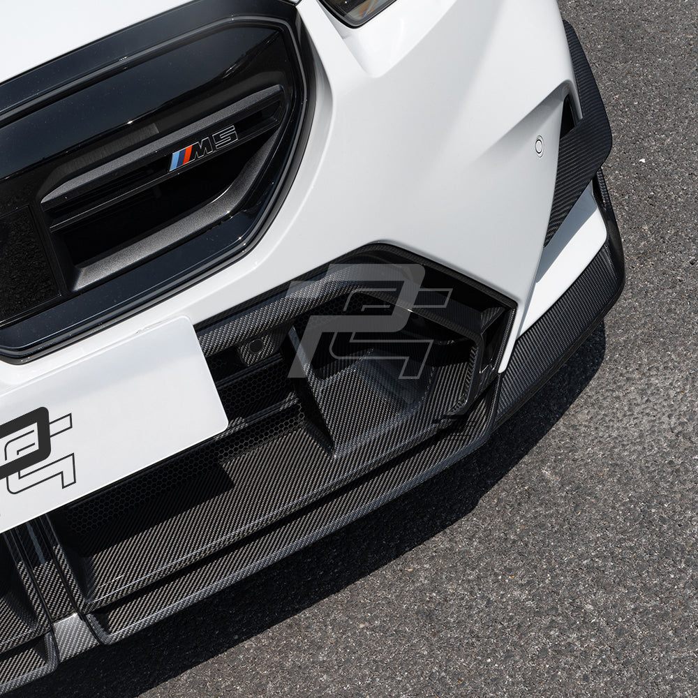 SQ Style Carbon Fiber Front Bumper Center Trim - BMW M5 G90 G99