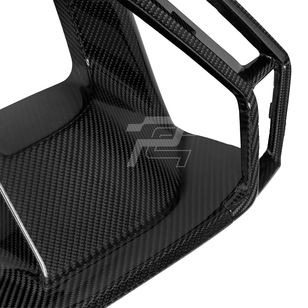 SQ Style Carbon Fiber Front Bumper Center Trim - BMW M5 G90 G99