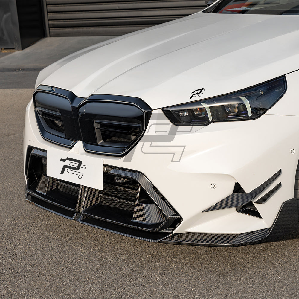 SQ Style Carbon Fiber Front Bumper Center Trim - BMW M5 G90 G99