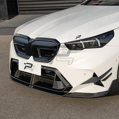 SQ Style Carbon Fiber Front Bumper Center Trim - BMW M5 G90 G99