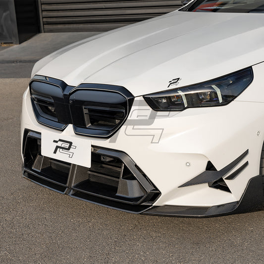 SQ Style Carbon Fiber Front Bumper Center Trim - BMW M5 G90 G99