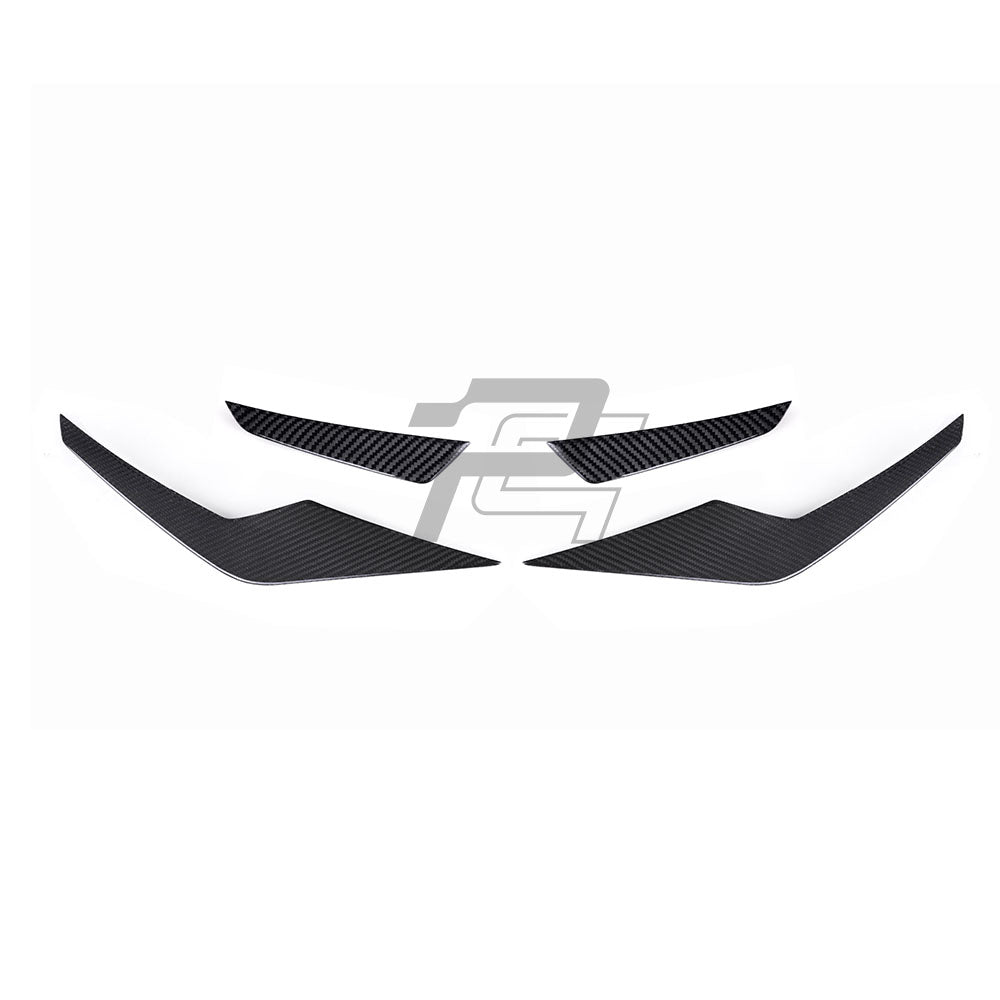 SQ Style Carbon Fiber Front Canards - BMW M5 G90 G99