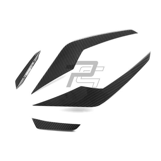 SQ Style Carbon Fiber Front Canards - BMW M5 G90 G99