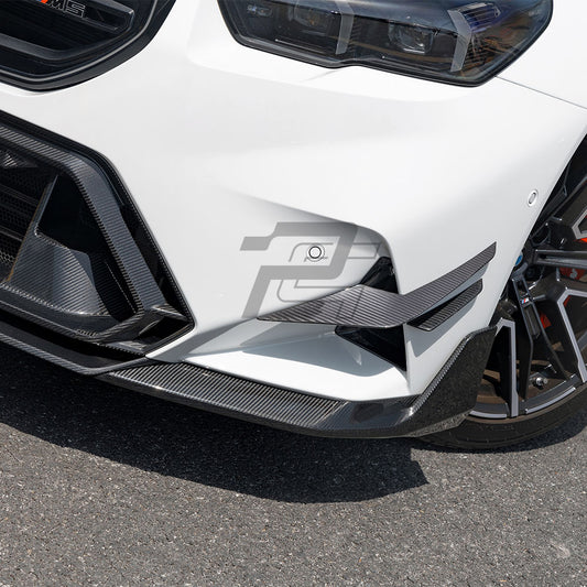 SQ Style Carbon Fiber Front Canards - BMW M5 G90 G99