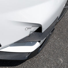 SQ Style Carbon Fiber Front Canards - BMW M5 G90 G99