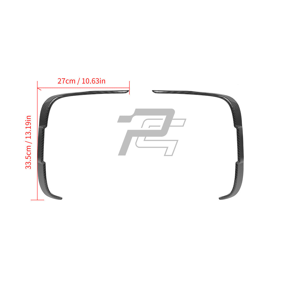 SQ Style Carbon Fiber Rear Vent Trim - BMW M2 F87