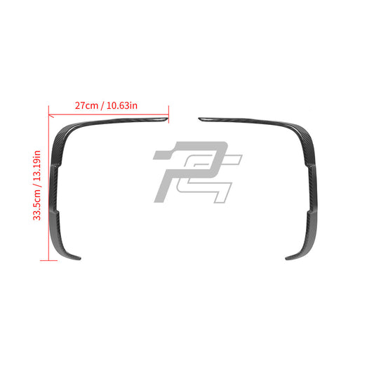 SQ Style Carbon Fiber Rear Vent Trim - BMW M2 F87
