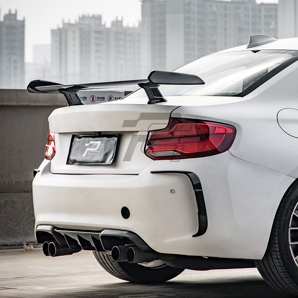 SQ Style Carbon Fiber Rear Vent Trim - BMW M2 F87
