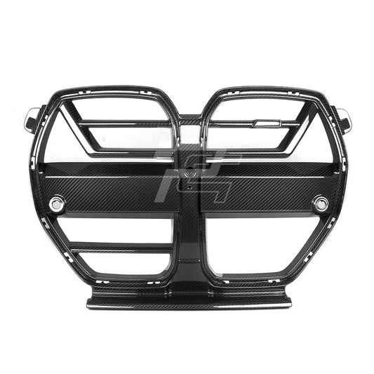 SQ Style Carbon Fiber Front Grill V1 - BMW M3 G80 G81 & M4 G82 G83