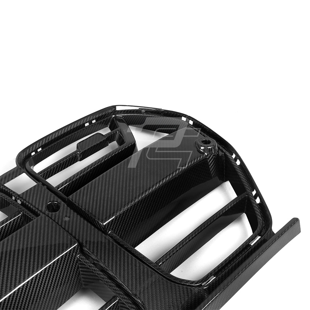 SQ Style Carbon Fiber Front Grill V1 - BMW M3 G80 G81 & M4 G82 G83