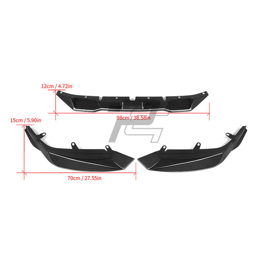 SQ Style Carbon Fiber Front Lip V2 - BMW M2 G87