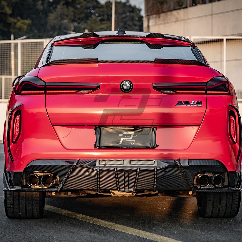 SQ Style Carbon Fiber Roof Spoiler - BMW X6M F96 X6 G06