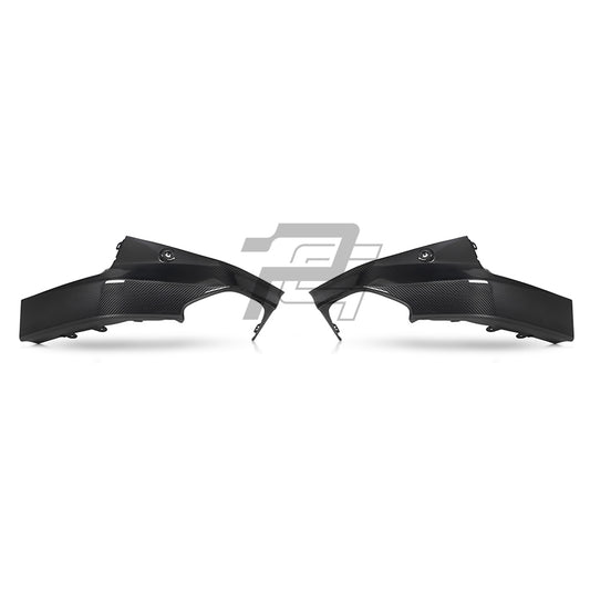 SQ Style Carbon Fiber Side Rear Diffuser - BMW G42 2 Series