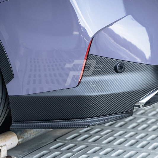 SQ Style Carbon Fiber Side Rear Diffuser - BMW G42 2 Series