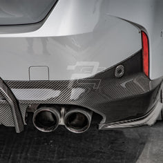 SQ Style Carbon Fiber Side Rear Diffuser - BMW G42 2 Series