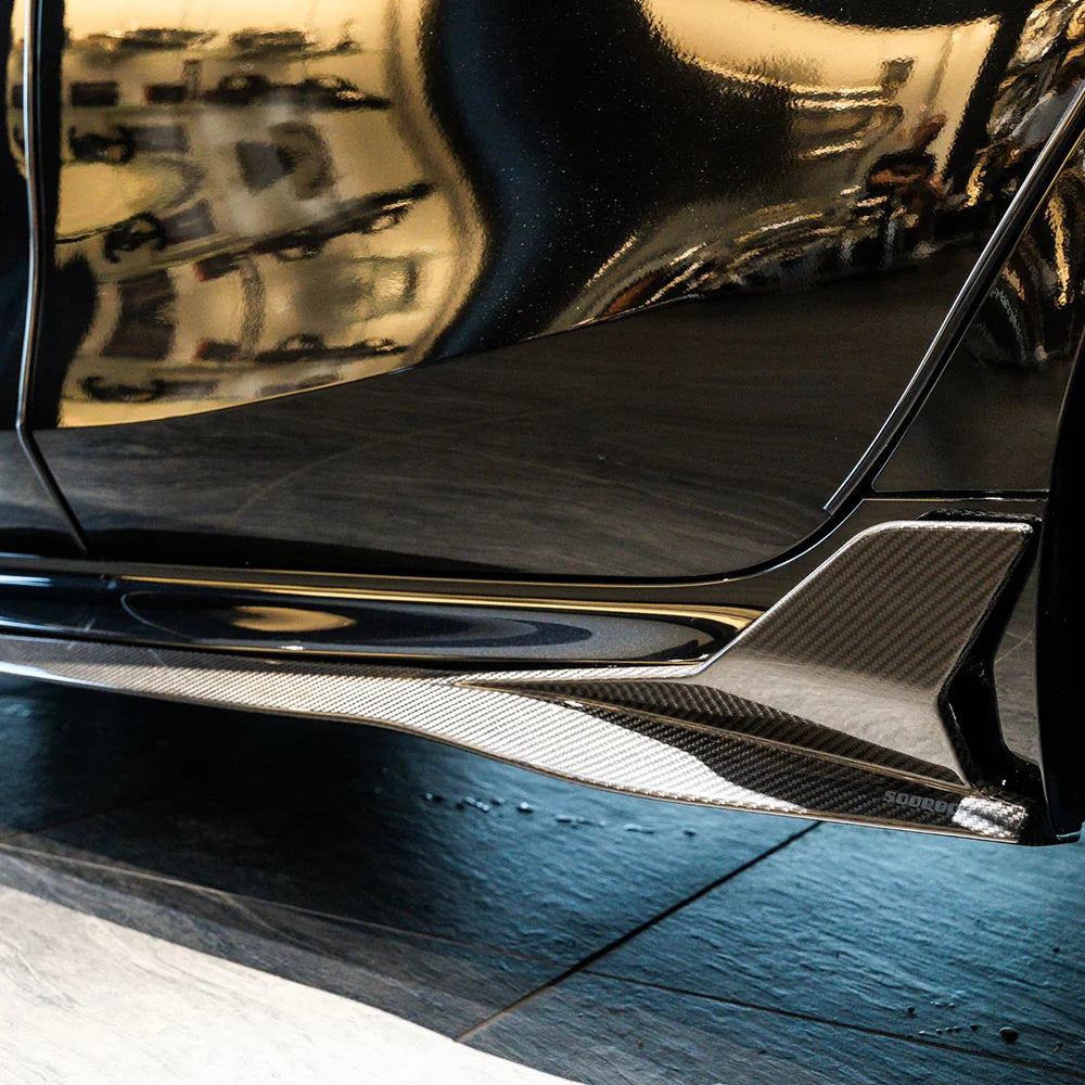 SQ Style Carbon Fiber Side Skirt - BMW M8 F93 & 8 Series G16